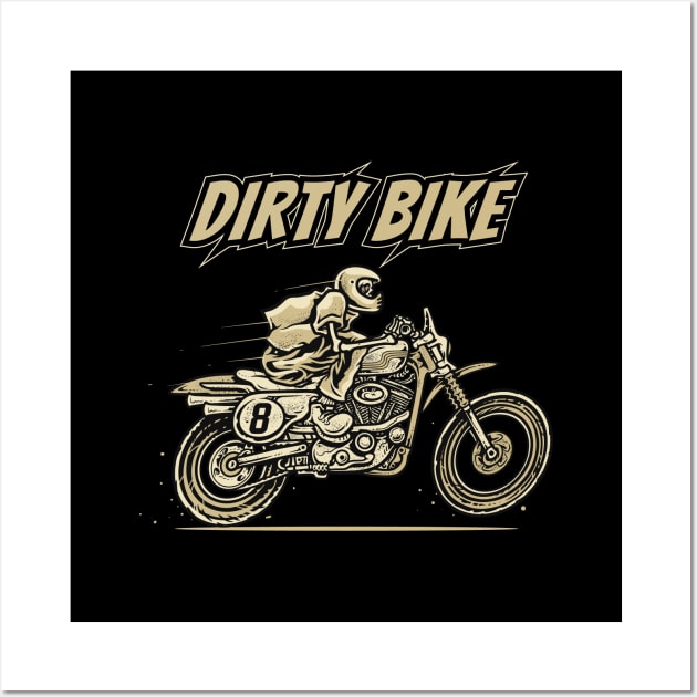 Dirty Bike Adventure Wall Art by Ricorder